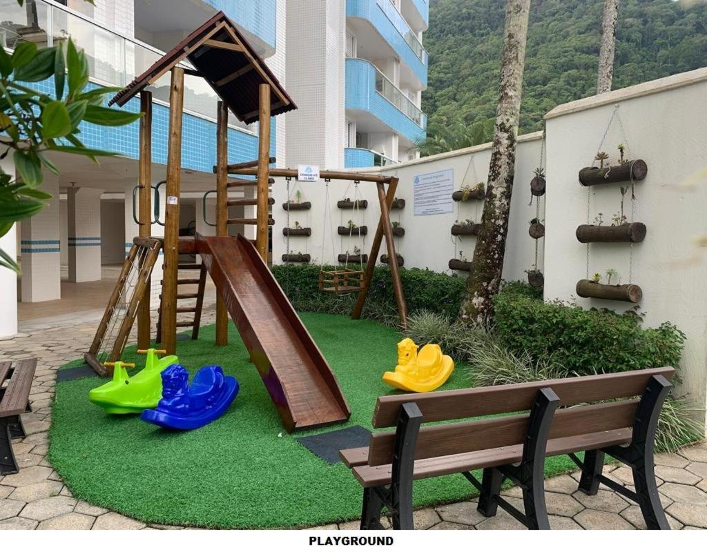 Apto Com Ar-Cond E Piscina A 100 M Praia Da Enseada Ubatuba Exterior photo
